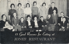 Did you eat at the Jones’s?