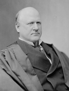 Judge John Marshall Harlan, Supreme Court (1833-1911). Photo courtesy of the Library of Congress.