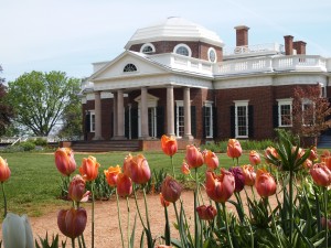 Visiting Thomas Jefferson's Monticello on the way home.
