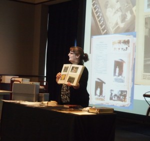 Jen Duplaga talking about Scrapbooks and their care.