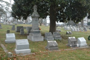 Joseph C.S. Blackburn Family Plot, Frankfort Cemetery: Under the Magnolia Tree sent by the Smithsonian. Photo courtesy of the author.