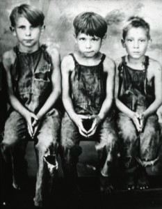 "Three orphan boys"